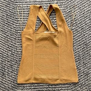 NWT Maeve for Anthro Mustard Top.